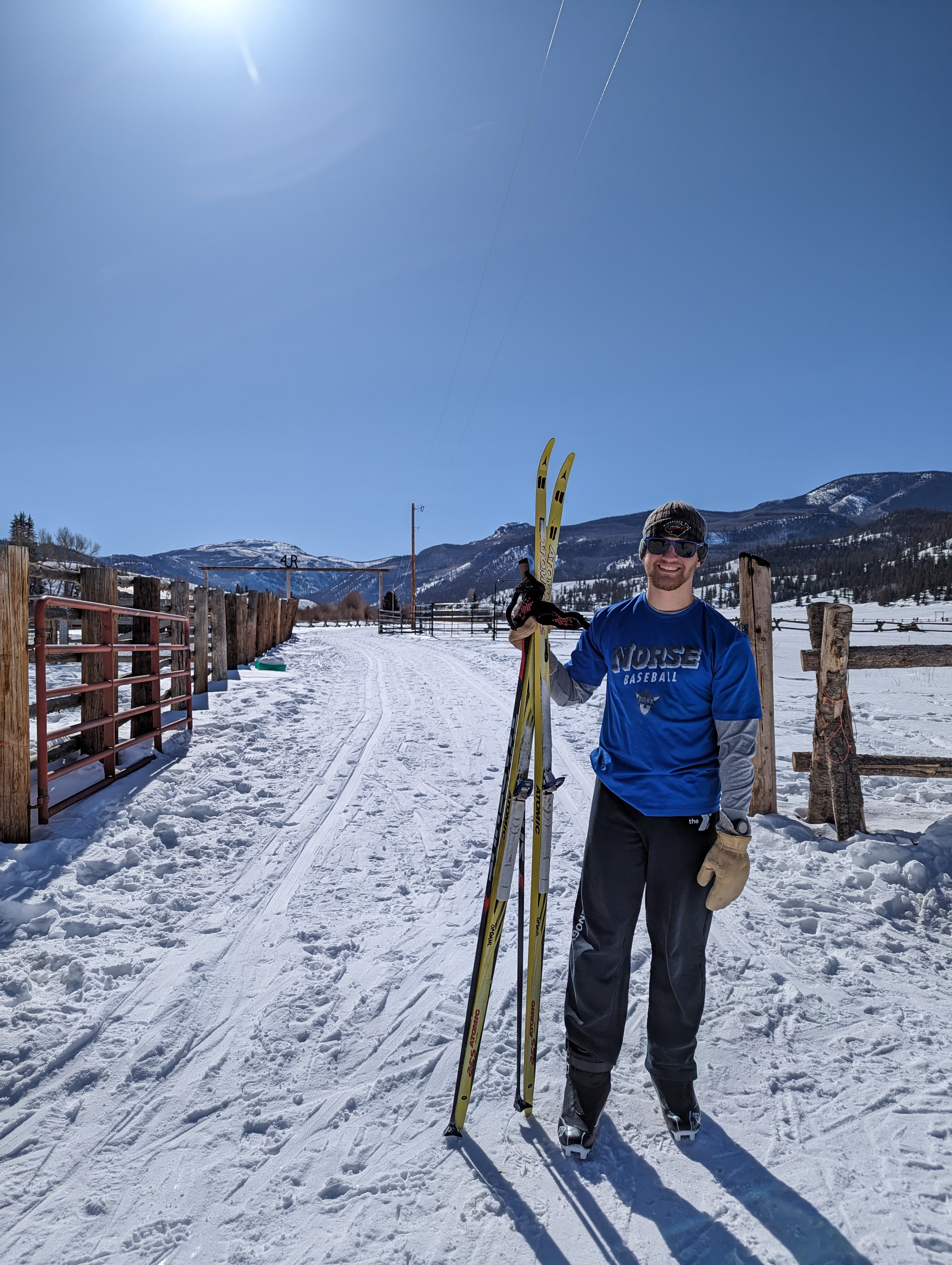 XC skiing in Colorado